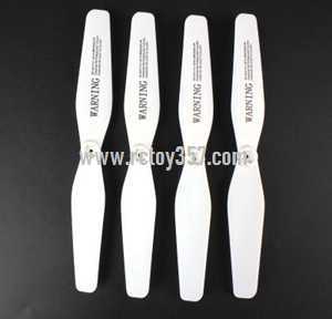 RCToy357.com - JJRC H68 Drone toy Parts Main blades propellers[White]