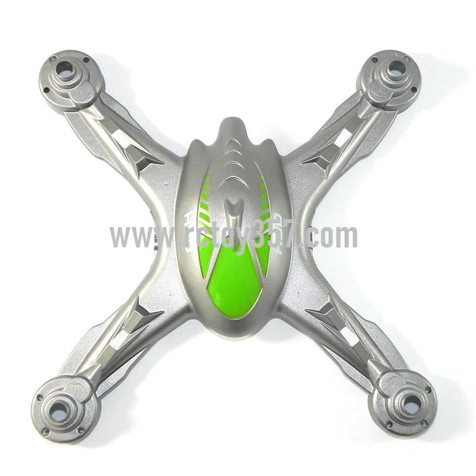 RCToy357.com - JJRC H9D H9W 2.4G FPV Digital Transmission Quadcopter with 0.3MP Camera toy Parts Upper cover (Green-Gray)