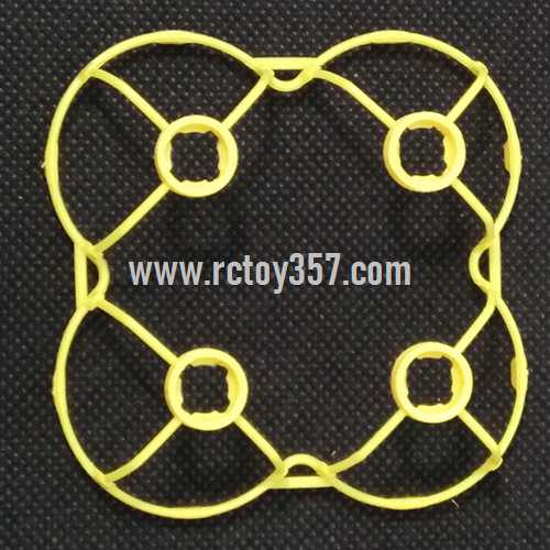 RCToy357.com - JJRC-JJ810 Aircraft 4-CH 2.4GHz Mini Remote Control Quadcopter 6-Axis Gyro RTF RC Helicopter toy Parts Protection frame set(yellow)