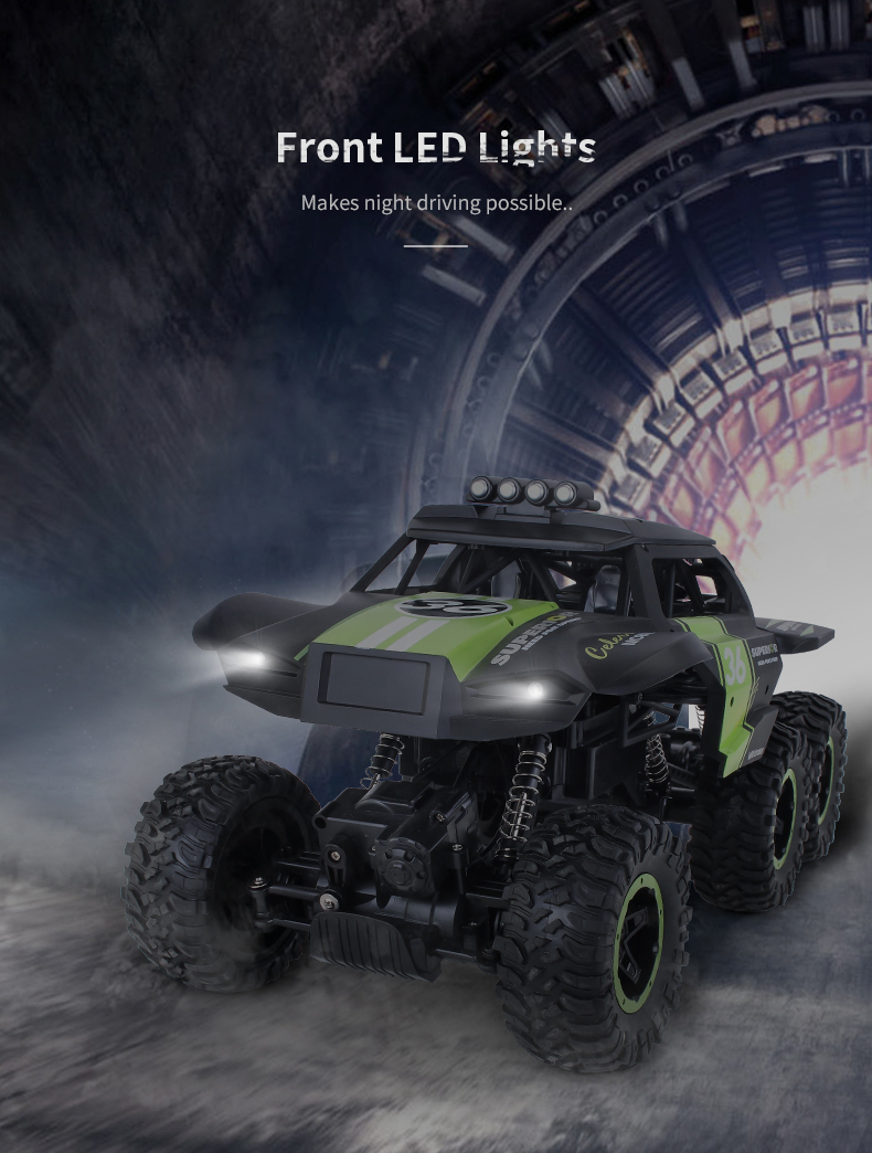 JJRC Q101 six-wheel drive 1:10 off-road climbing Bigfoot toy car