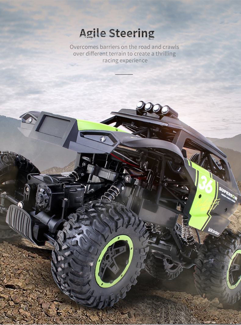JJRC Q101 six-wheel drive 1:10 off-road climbing Bigfoot toy car