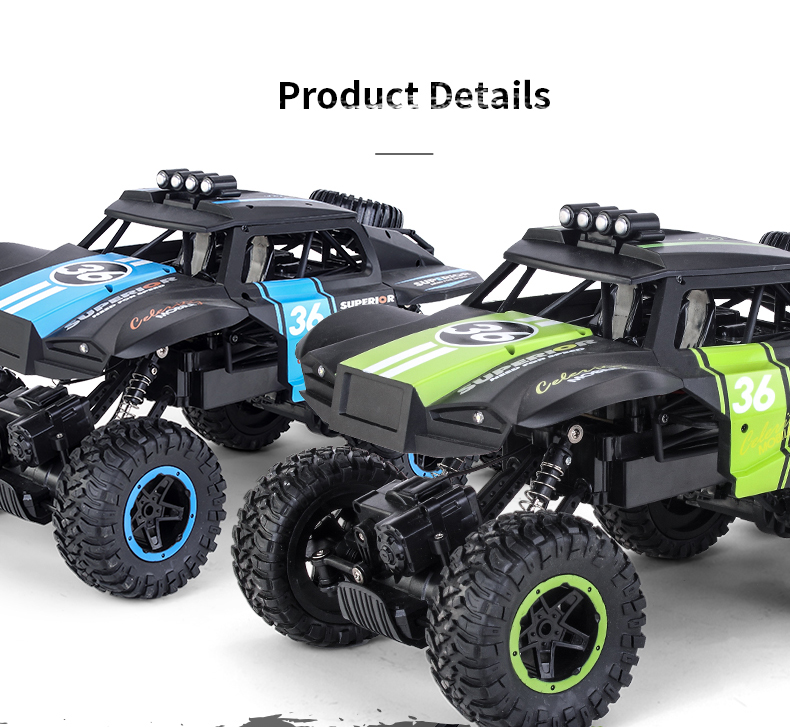 JJRC Q101 six-wheel drive 1:10 off-road climbing Bigfoot toy car