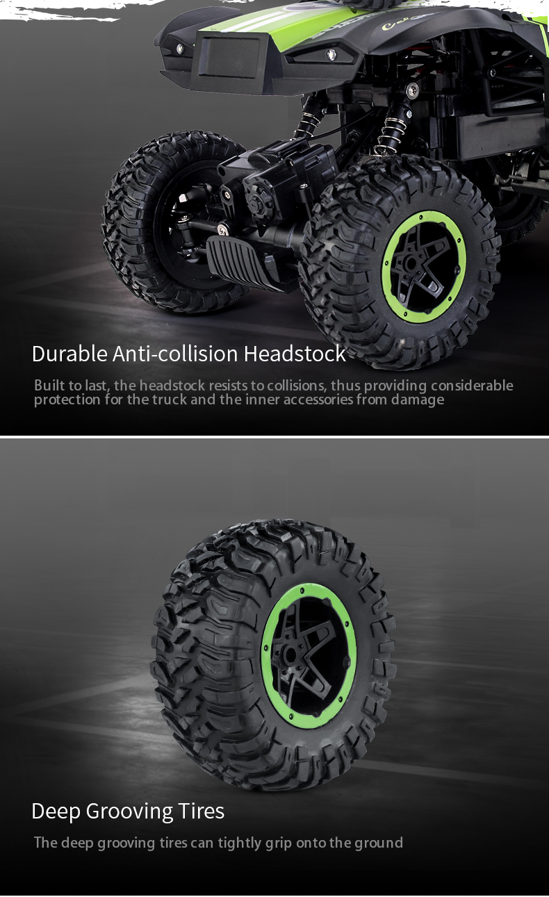 JJRC Q101 six-wheel drive 1:10 off-road climbing Bigfoot toy car