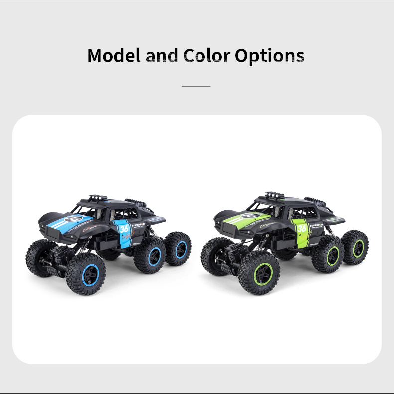 JJRC Q101 six-wheel drive 1:10 off-road climbing Bigfoot toy car
