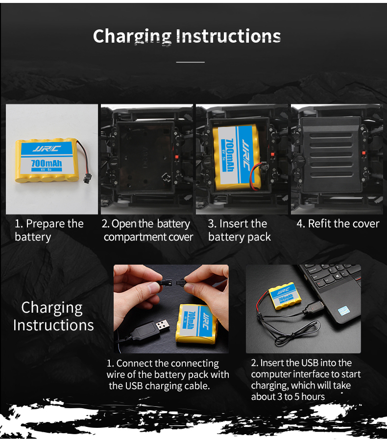 JJRC Q101 six-wheel drive 1:10 off-road climbing Bigfoot toy car