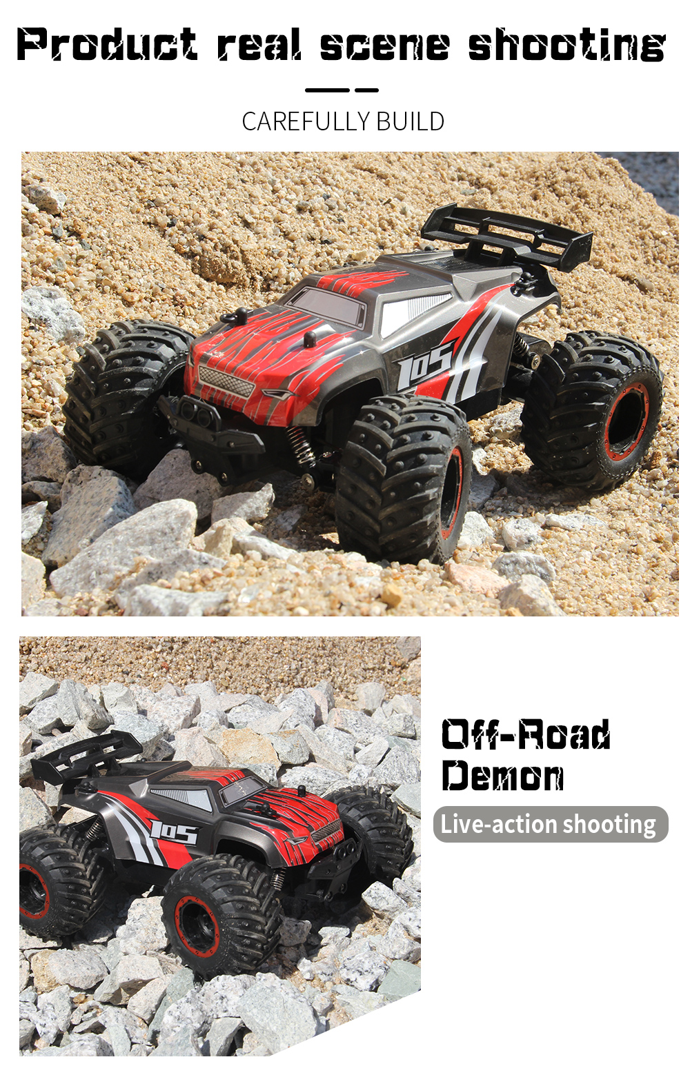 JJRC Q105 Climbing OFF-ROAD RC Car Toys for Boys