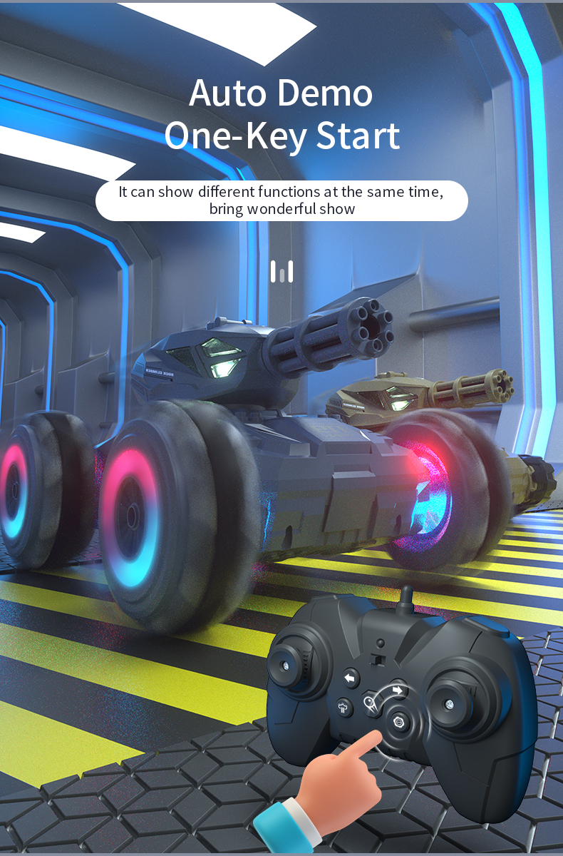 JJRC Q126 2.4G Water Bomb Tank RC Truck Toys Gifts