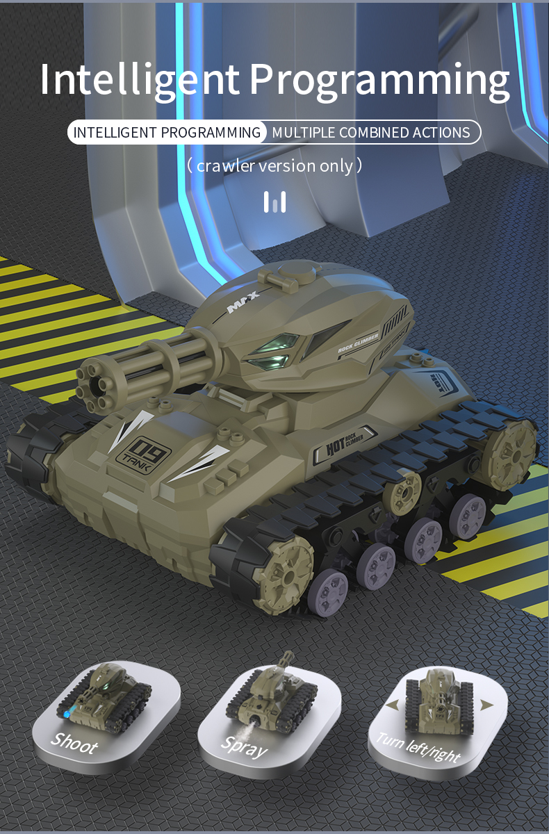 JJRC Q126 2.4G Water Bomb Tank RC Truck Toys Gifts