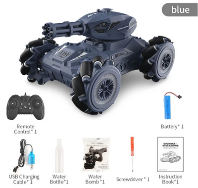 (image for) JJRC Q126 Q126 2.4G Water Bomb Tank RC Truck Toys Gifts