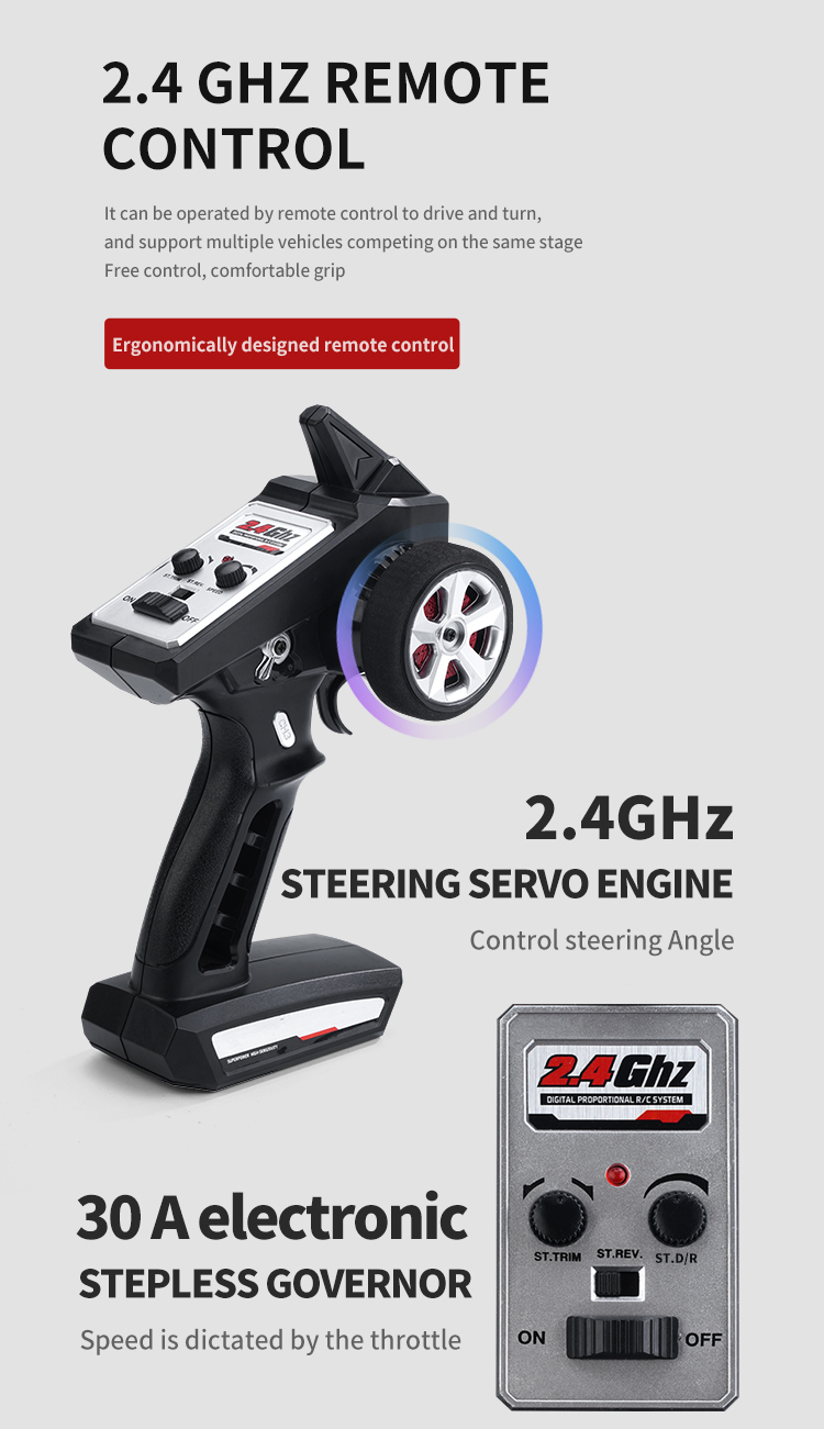 JJRC Q142 RTR 1/14 2.4G 4WD Drift RC Car Retro LED Light High Speed Full Proportional Flat On-Road Classic Vehicles Models Toys Gifts