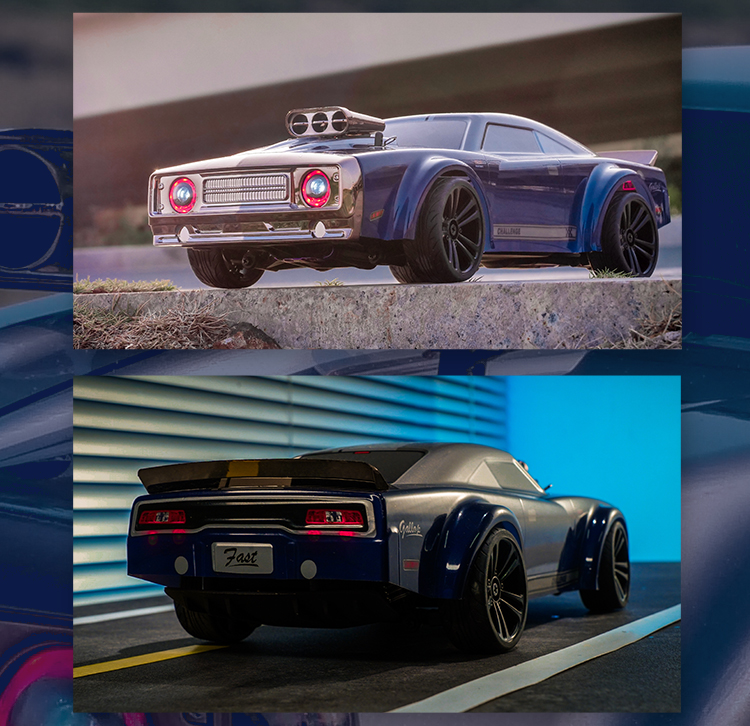 JJRC Q142 RTR 1/14 2.4G 4WD Drift RC Car Retro LED Light High Speed Full Proportional Flat On-Road Classic Vehicles Models Toys Gifts