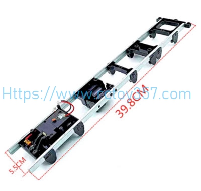 (image for) Six wheel metal beam (with steering assembly) JJRC Q75 RC Car spare parts