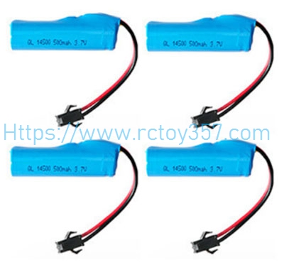 (image for) 3.7V 14500 500mAh battery 4pcs JJRC Q85 RC Tank Spare Parts
