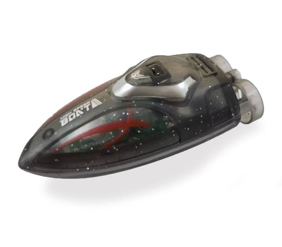 (image for) JJRC S18 Ultra-Long Battery Life Waterproof Electric RC Boat, Dual-Propeller Dual-Motor Mini High-Speed RC Boat