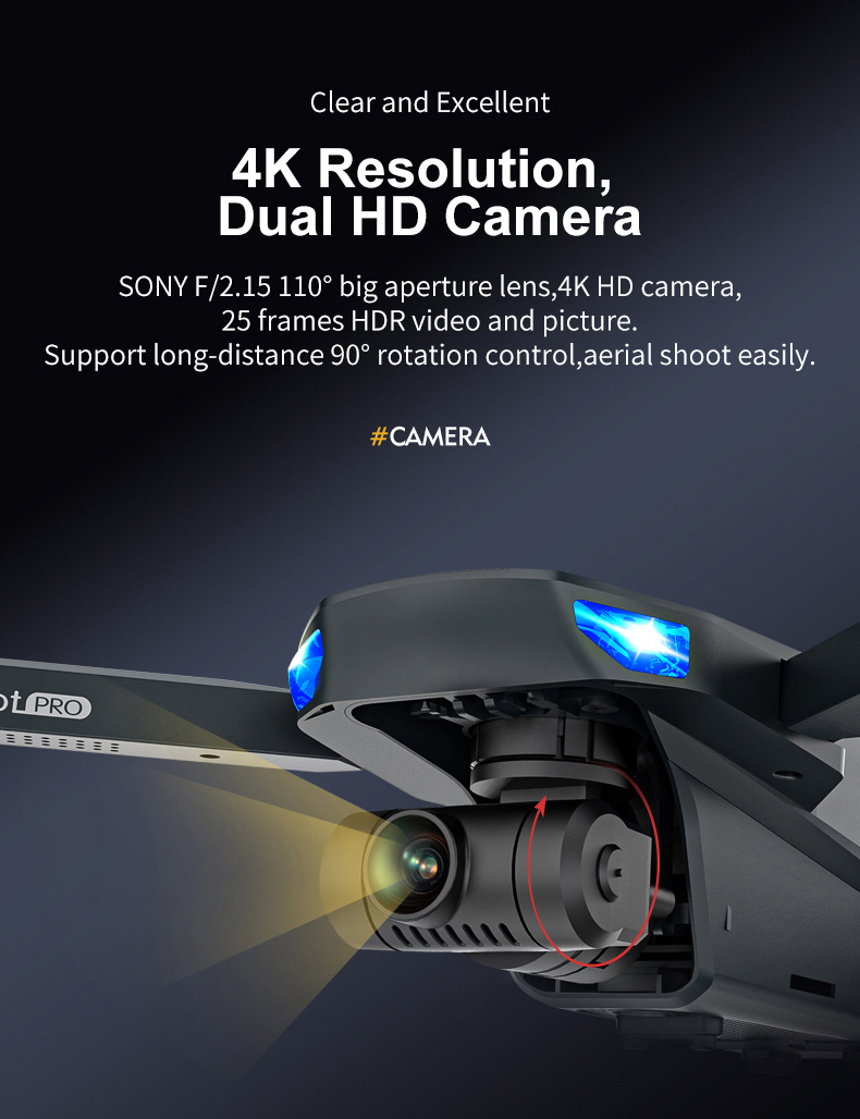 JJRC X19pro two-axis gimbal brushless 4K HD aerial camera RC Drone