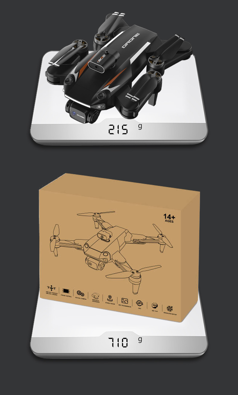JJRC X25 GPS Intelligent Obstacle-Avoidance Hd Dual Camera Drone