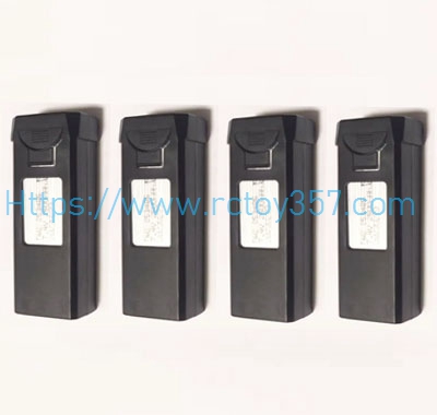 (image for) 7.4V 2500mAh Battery 4pcs JJRC X25 RC Drone Spare Parts