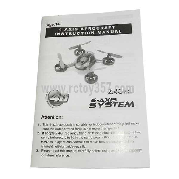 RCToy357.com - JXD 388 Helicopter toy Parts English manual book