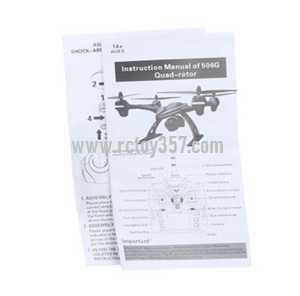 RCToy357.com - JXD 506V 506W 506G RC Quadcopter toy Parts English manual book - Click Image to Close