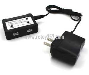 RCToy357.com - JXD 518 RC Quadcopter toy Parts 7.4V 2S lithium battery charger[1 charge 2]