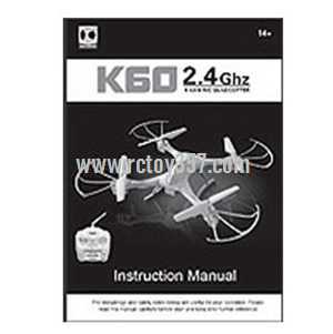 RCToy357.com - KD KaiDeng K60 K60-1 K60-2 RC Quadcopter toy Parts English manual [Dropdown]