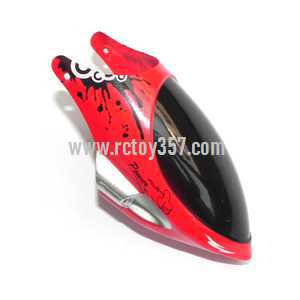 RCToy357.com - LH-1103 helicopter toy Parts Head cover (Red) - Click Image to Close