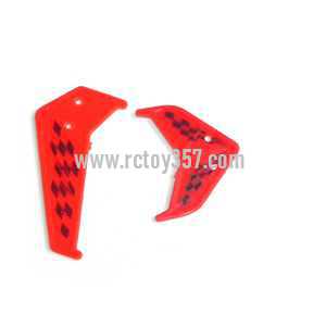 RCToy357.com - LH-1103 helicopter toy Parts Tail decorative set (Red) - Click Image to Close