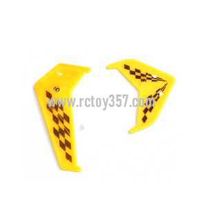 RCToy357.com - LH-1103 helicopter toy Parts Tail decorative set (Yellow) - Click Image to Close