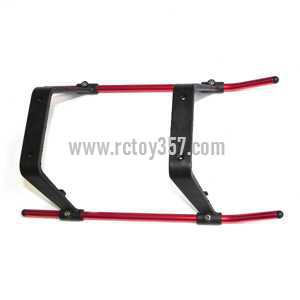 RCToy357.com - LH-1301 Helicopter toy Parts Undercarriage\Landing skid(Red)