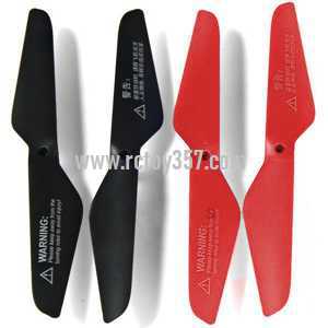 RCToy357.com - LISHITOYS L6052 L6052W RC Quadcopter toy Parts Main blades propellers (Red)