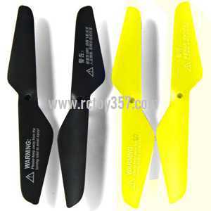 RCToy357.com - LISHITOYS L6052 L6052W RC Quadcopter toy Parts Main blades propellers (Yellow)