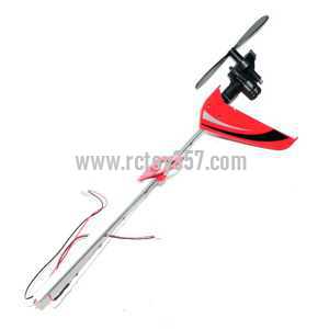 RCToy357.com - Egofly LT711 toy Parts Whole Tail Unit Module(red)