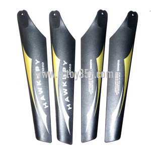 RCToy357.com - Egofly LT712 toy Parts Main blades(4pcs) - Click Image to Close