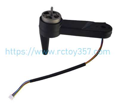 RCToy357.com - Rear right A-axis arm (long wire) black LYZRC L900 Pro RC Drone Spare Parts