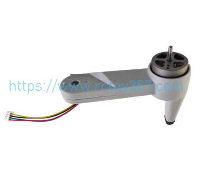 RCToy357.com - Front right B-axis arm (short wire) white LYZRC L900 Pro RC Drone Spare Parts