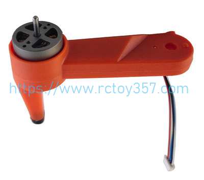 RCToy357.com - Front left A-axis arm (short wire) orange LYZRC L900 Pro RC Drone Spare Parts