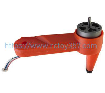 RCToy357.com - Front right B-axis arm (short wire) orange LYZRC L900 Pro RC Drone Spare Parts