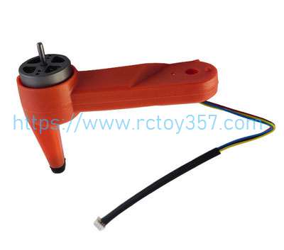 RCToy357.com - Rear right A-axis arm (long wire) orange LYZRC L900 Pro RC Drone Spare Parts