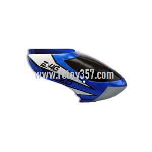 RCToy357.com - MINGJI 501A 501B 501C Helicopter toy Parts Head cover\Canopy(Blue)