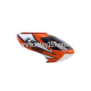 RCToy357.com - MINGJI 501A 501B 501C Helicopter toy Parts Head cover\Canopy(Orange)