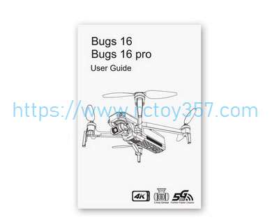 RCToy357.com - English manual MJX Bugs 16 Bugs 16 PRO RC Drone Spare Parts