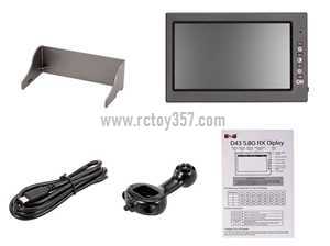 RCToy357.com - D43 Receiver Monitor 4.3 inch Display for MJX