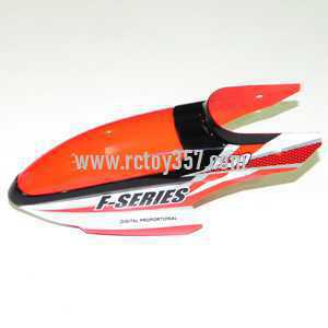 RCToy357.com - MJX F39 toy Parts Head cover\Canopy(red)
