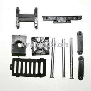 RCToy357.com - MJX F39 toy Parts Fixed set of the main body frame and SERVO
