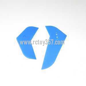 RCToy357.com - MJX F39 toy Parts Tail decorative set(blue)