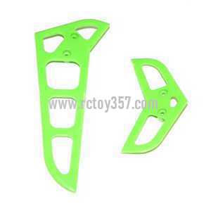 RCToy357.com - MJX F45 toy Parts Tail decorative set(Green)