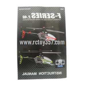 (image for) MJX F45 F645 toy Parts English manual [Dropdown]