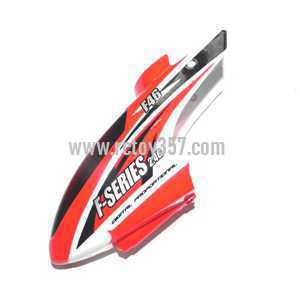 RCToy357.com - MJX F46 toy Parts Head coverCanopy(red) - Click Image to Close