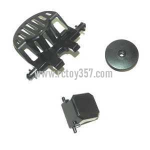 RCToy357.com - MJX F46 toy Parts Fixed cover set and black hat - Click Image to Close