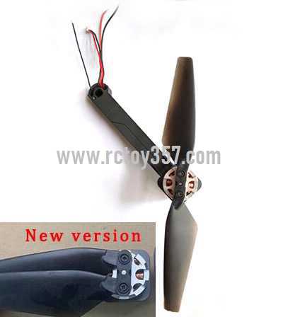RCToy357.com - MJX Bugs 4W Brushless Drone toy Parts Rear right arm + main wind blade new version
